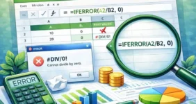 تابع IFERROR در اکسل | آموزش کامل با مثال کاربردی تابع IFERROR در اکسل | آموزش کامل با مثال کاربردی